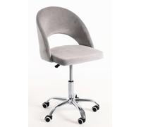 Regalos Miguel - Silla de Escritorio sin Brazos Hole Terciopelo Office - Diseño Innovador - Ideal para Estudio y Oficinas