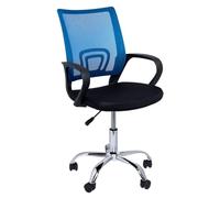 Regalos Miguel - Silla de Oficina Azul y Negra Midi Pro - Máxima Ergonomía - Ideal para Escritorio y Gaming