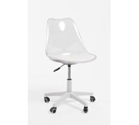 Sillas De Escritorio - Silla Neo Transparente - Blanco