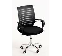 Regalos Miguel - Silla de Oficina Negra Visi - Máxima Ergonomía - Ideal para Escritorio y Gaming