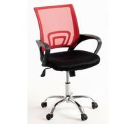 Regalos Miguel - Silla de Oficina Rojo y Negra Midi Pro - Máxima Ergonomía - Ideal para Escritorio y Gaming