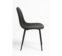 Regalos Miguel - Sillas Comedor - Silla Black Teok Polipiel - Negro