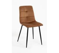 Regalos Miguel - Sillas Comedor - Silla Daris Terciopelo - Marrón Claro
