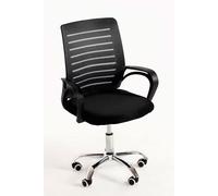 Regalos Miguel - Silla de Oficina Negra Visi - Máxima Ergonomía - Ideal para Escritorio y Gaming