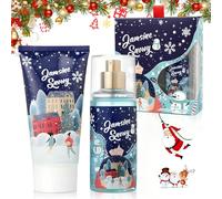Regalos Mujer Navidad, Regalos De Navidad para Mujer Contiene Crema Cuerpo y Incienso Fragancia, Body Lotion Hidrata La Piel Sec, Regalo De Navidad Per La Famiglia e Gli Amici