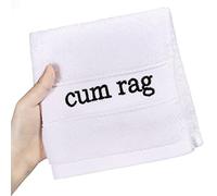 Regalos novedosos para él, regalos divertidos para novio, regalos de fiesta, broma humor paño para marido, hombres BF(negro)