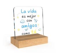 Regalos Originales para Amigos Navidad, Placa Decorativas de Acrílico, Regalo Hombre Navidad Regalo Cumpleaños Hombre Regalos Amigo Invisible Hombre Regalos Personalizados para Hombre