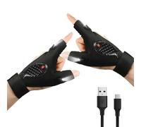 Regalos Originales para Hombres, Ideas de Gadgets para Papá, Guantes LED para Pesca y Outdoor, Regalos para Amigo Invisible, Útil Regalo para Navidad, Cumpleaños y Adviento, Luz Intensa y Duradero