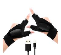 Regalos Originales para Hombres, Ideas de Gadgets para Papá, Regalos para Amigo Invisible, Guantes LED Luminosos Útiles e Inusuales, Perfectos para Cumpleaños, Navidad y el calendario de adviento