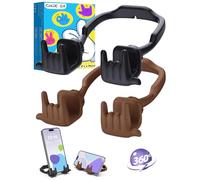 Regalos Originales para Mujer Hombre Soporte Movil: Pack de 2 Regalos Amigo Invisible Soporte Movil Mesa con Gesto Rock Ajustable para Adolescentes Ideas de Guay Gadgets Geniales Navidad Cumpleaños