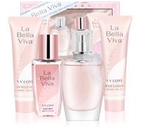 Regalos Originales para Mujer,Set de Cuidado de la Piel: Perfume, Loción Corporal, Gel de Ducha I Cumpleaños, Día de la Madre, Navidad I Para Madres, Amigos, Compañeros de Trabajo