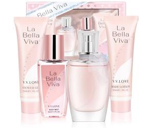 Regalos Originales para Mujer,Set de Cuidado de la Piel: Perfume, Loción Corporal, Gel de Ducha I Cumpleaños, Día de la Madre, Navidad I Para Madres, Amigos, Compañeros de Trabajo