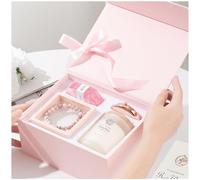 Regalos originales para mujer, Vela Aromática de Lujo de 350g 丨 Pulsera de Jaspe Piedras volcánicas 丨 Jabón Artesanal de Rosa 丨 Espejo de Maquillaje, Set regalo cumpleaños mujer