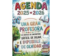 Regalos Originales Para Profesores: Elegante Agenda Planificador Semanal Para Profes | Regalo Profesora