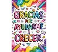 Regalos Originales Para Profesores: Gracias Por Ayudarme A Crecer | Agenda Profesora 2026 2027