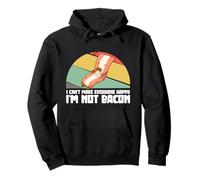 Regalos para amantes de la carne con la que no puedo hacer feliz a todo el mundo, no soy tocino Sudadera con Capucha