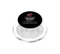 Regalos para Amantes de la música: un día sin música es como Divertido PopSockets PopGrip para MagSafe