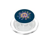 Regalos para Amantes de la Naturaleza de Topsail Island Sea Creature TI Beach PopSockets PopGrip para MagSafe
