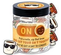 Regalos para amantes del café para mujeres y hombres, café de apoyo emocional, regalos para aliviar el estrés para compañeros de trabajo, barista, amigos, jefes, 60 tarjetas de afirmación positiva