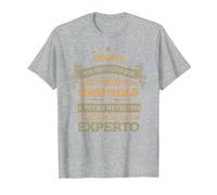 Regalos para CHOFER - por Supuesto Que Hablo Conmigo Camiseta, Hombre, Gris Jaspeado, 6XL