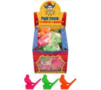 Regalos para cortar - Silbatos de pájaros coloridos en caja de regalo (36 piezas)