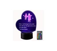 Regalos para el Día de la Madre de una hija o un hijo, regalos de cumpleaños, lámpara 3D con forma de