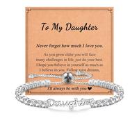 Regalos para el día de la madre para mamá/abuela, pulsera de tenis de circonita cúbica brillante, regalos para mujeres, regalos de cumpleaños para ella, Plata, No es una piedra preciosa