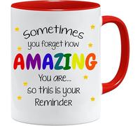 Regalos para el día de la madre, taza de café motivacional, regalos para mamá, regalos de amiga para mujeres, regalos de cumpleaños para mejores amigas, regalos de positividad, regalos de cumpleaños