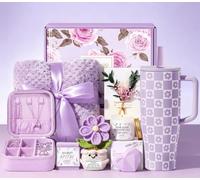 Regalos para el día de la madre y de cumpleaños para mujeres, paquete de cuidado de bienestar, regalo de recuperación después de la cirugía y tratamiento del cáncer, regalo de consuelo para mamá