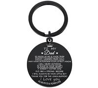 Regalos para el día del padre a mi papá de hijo I Love You llavero regalos para padre papá mejor papá llavero ideas de regalo para hombres regalo de hijo a papá para cumpleaños, Navidad, día de San Valentín, Metal, no conocido