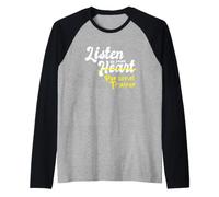 Regalos para Entrenadores personales Escucha a tu Entrenador Personal Camiseta Manga Raglan