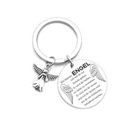 Regalos para escolarización, regalo de escolarización, regalo para el comienzo del colegio, regalo para el primer día de escuela, llavero significativo, regalo para jóvenes, niñas, estudiantes, plata,