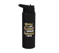 Regalos para esposas - Bendecidos por Dios y mimados por mi esposo - Esposas Stainless Steel Insulated Water Bottle