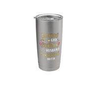 Regalos para esposas - Bendecidos por Dios y mimados por mi esposo - Esposas Vaso térmico de acero inoxidable de doble pared