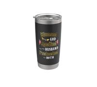 Regalos para esposas - Bendecidos por Dios y mimados por mi esposo - Esposas Vaso térmico de acero inoxidable de doble pared