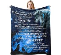 Regalos para hijo de mamá, manta de regalo para hijo de 150 x 130 cm, regalos de cumpleaños para hijo, regalos para mi hijo de mamá, el mejor regalo de cumpleaños para hijo, regalos para hijo adulto