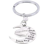 Regalos para la abuela Te amo hasta la luna y regreso Te amo Llavero para la abuela Regalos para mujeresDiseño de moda.