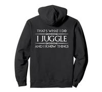 Regalos para malabaristas | I Juggle and I Know Things Funny Malabares Sudadera con Capucha