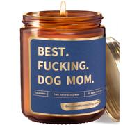 Regalos para mamα de perro para mujeres Vela de cera de soja perfumada de vainilla y lavanda Regalo de mamα de perro para Navidad, cumpleaρos