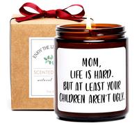 Regalos para mam de su hija Hijo divertido Da de la madre Regalos Regalos de cumpleaos para mam La vida es una vela de soya perfumada dura Idea d