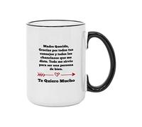 Regalos Para Mamá. Tazas Para Café Del Día De Madres. Querida Madre Taza De Café Cerámica Tazas Con Asa Taza Para Café Leche Oficina 330Ml