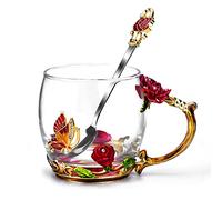 Regalos para mamá y mujer, relleno de calcetines para mujer, taza de café esmaltada, regalos de San Valentín para su novia, esposa, el mejor cumpleaños, San Valentín, Día de la Madre, de parte de hija