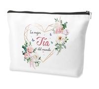 Regalos para Mi Tia,Dia De La Madre,Regalo Tia,Regalo para Tia,Regalos para Tia,Regalos para Tias Originales,Tia Regalo,Regalo Cumpleaños Tia,Regalos Amigo Invisible,Bolsa de MaquillajeRegalos Navidad