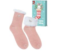 Regalos para Mujer Calcetines Termicos Mujer: Ideas Regalos Navidad Mujer Calcetines Mujer Invierno Calcetin Termico Mujer, Calcetines Gordos Casa Mujer Amigo Invisible Regalos Originales para Mujer