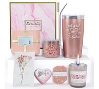 Regalos para mujeres con taza de agua caliente y vela perfumada, adecuado para cumpleaños de mujeres, amigas, madre, hermana, esposa, día de San Valentín, día de la madre
