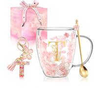 Regalos para mujeres Latte Macchiato Vasos de regalo de cumpleaños para mujeres Copas de café de doble pared personalizadas Navidad Día de San Valentín Día de la Madre Regalo para ella Novia Colegas