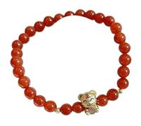 Regalos para mujeres, Pulsera de la riqueza con auténtico colgante de tigre, amuleto de Reiki de cristal, pulsera de la suerte for protegerse de los malos espíritus, regalo inspirador, llave(Blessing