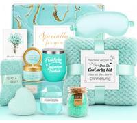 Regalos para mujeres, regalo de cumpleaños para mujeres, relajante cesta de regalo de spa paquete de cuidado, set de regalo para mejores amigas, hermanas, madres, esposas, novias, coworker, bestia