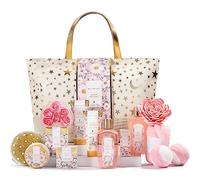Regalos para mujeres-Spa Luxetique Spa Set de regalo de spa de 15 piezas con aceite esencial, baño de burbujas, mantequilla corporal, regalos de lujo para mimar, regalos de mujer, regalos para mamá