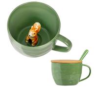 Regalos para mujeres, taza de café de ardilla, regalos únicos de amistad para mujeres y hombres, tazas de té divertidas, novedosas tazas de té novedosas, regalo de Navidad, lindas tazas con tapa